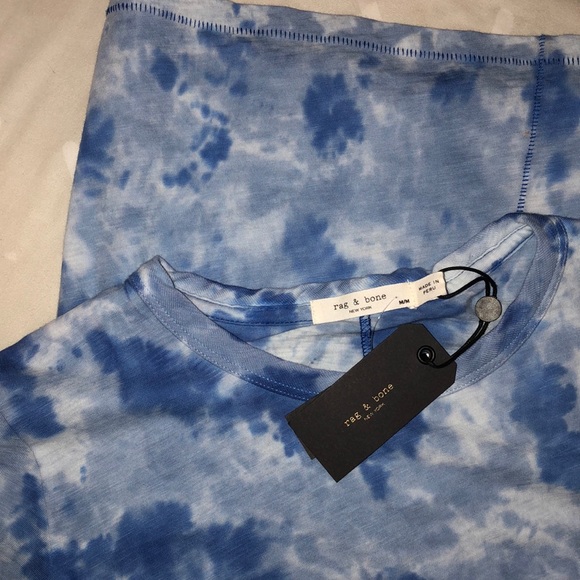 🆕NWT!! Rag and Bone Tee Tie Dye blue no flaws! - Picture 7 of 7